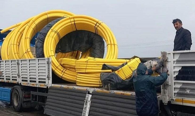 Hanak’ı Doğalgaza kavuşturacak ilk sevkiyat yapıldı