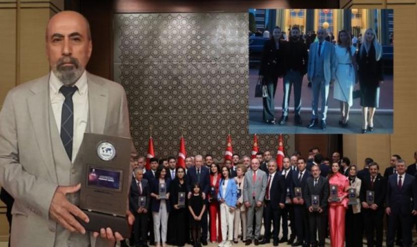 İş İnsanı Vasfi Baran’a Cumhurbaşkanlığı’nda ödül