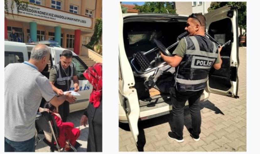 Malatya polisi öğrencilere “umut ışığı” oldu