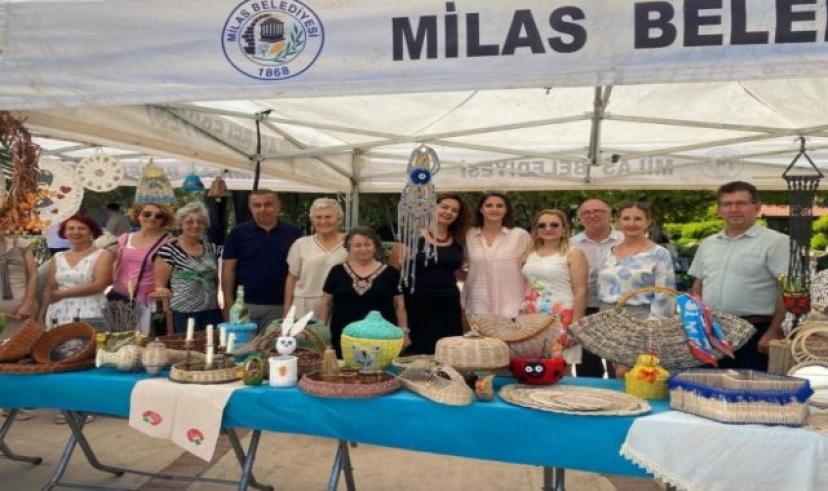 Milas’ta el emeği ürünler göz kamaştırdı