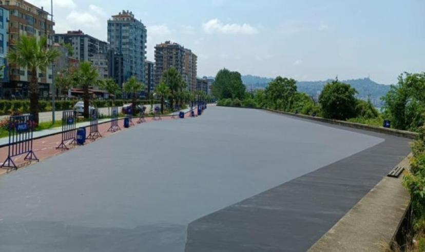 Rize’de Açık Hava Sporunu seveneler için yeni spor alanı yapılıyor