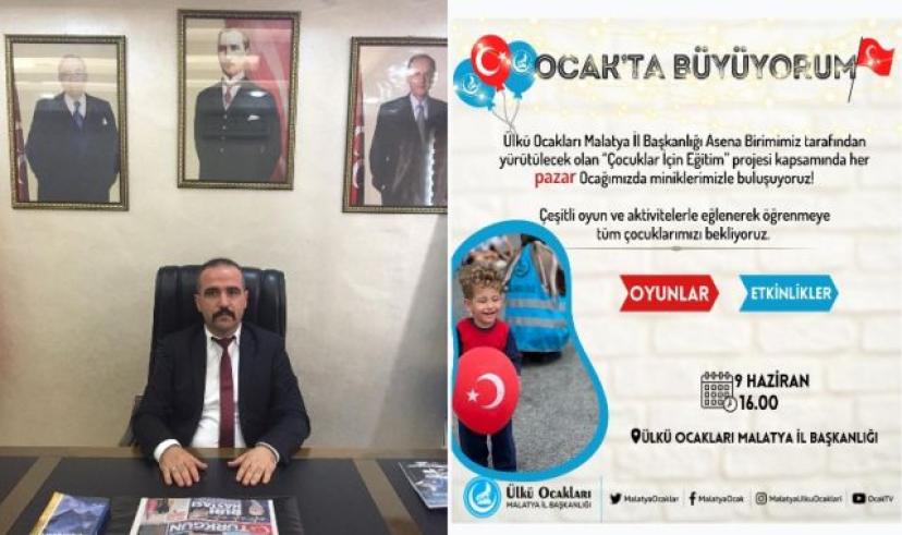 Ülkü Ocakları’ndan“ Çocuklar İçin Eğitim” projesi