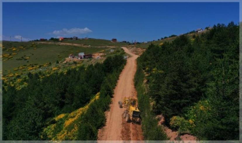 Yayla turizmi için Çambaşı oba yolları yenileniyor