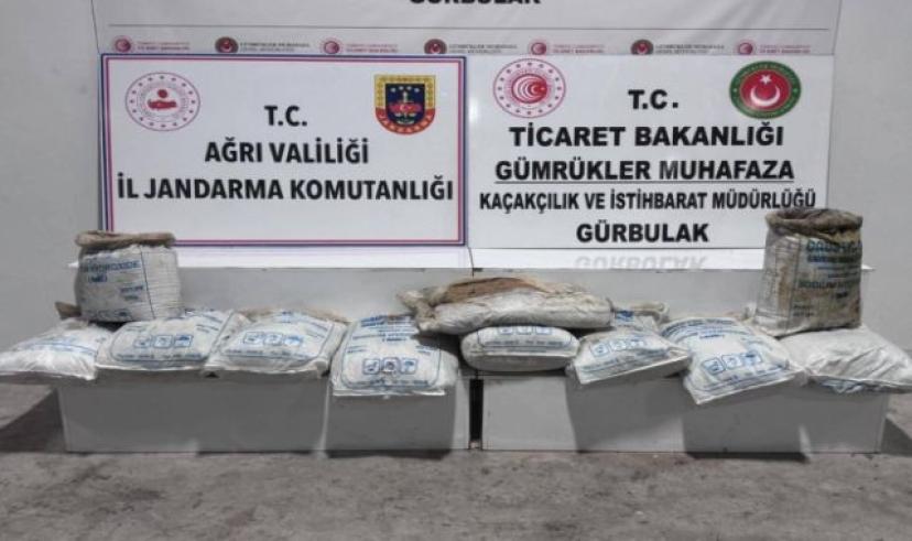 Ağrı’da dorsede gizlenmiş 240 kilo eroin ele geçirildi