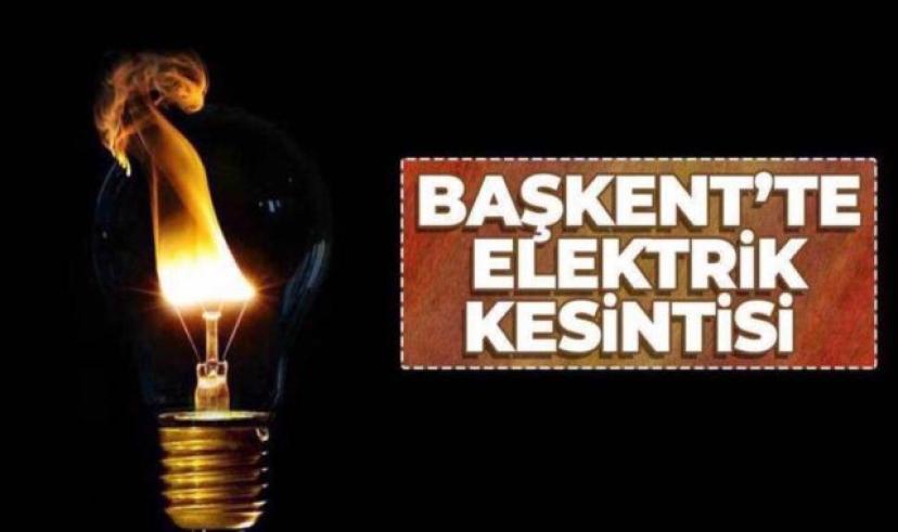 Beypazarı’nda elektrik kesintisi