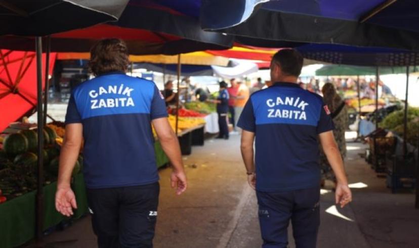 Canik Zabıtasından sıkı denetim