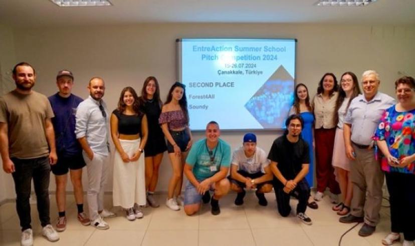 EntreAction Erasmus+ AB Projesi Yaz Okulu Çanakkale’de Gerçekleştirildi