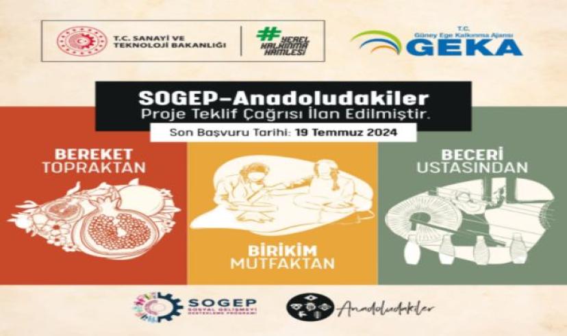 GEKA, 2024 yılı SOGEP- Anadoludakiler programını açıkladı