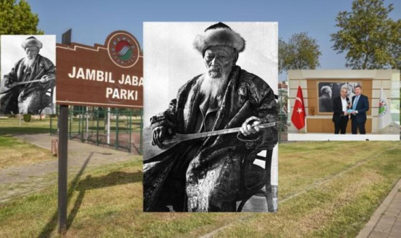 Kepez’den jambıl jabayev parkı’na anıt