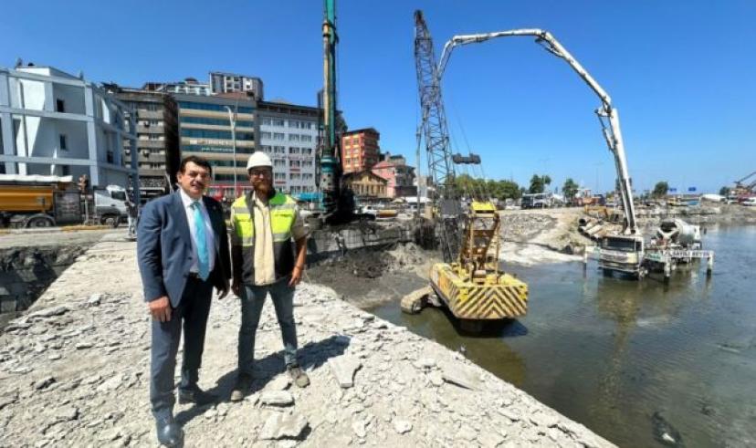 Milletvekili Avcı: dere ıslahı 3’üncü etap çalışmaları yaya köprüsü yenilenmesi ile devam ediyor