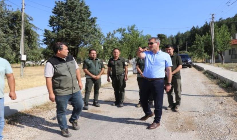 Muğla Orman Bölge Müdürü Mustafa Ülküdür’den Yılanlı’da incelemeler