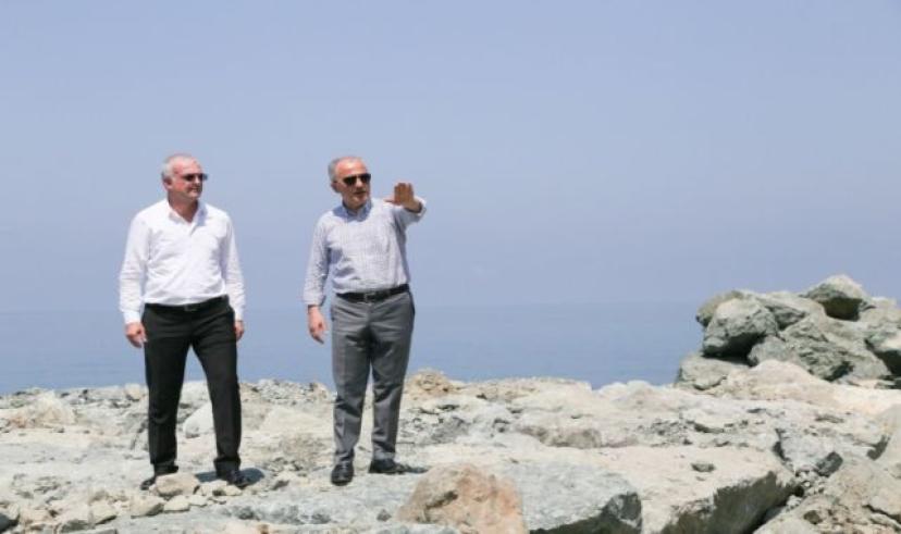 Rize Belediyesi, halk plajı için çalışmaları başlattı