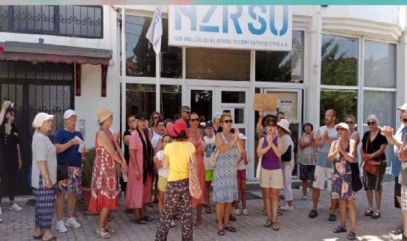 Su kesintisi Güllük’te tepkiye yol açtı