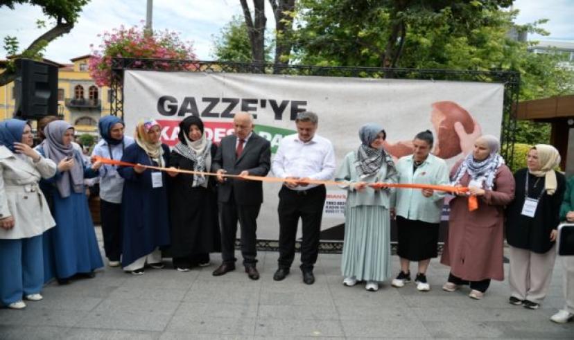 Trabzon “Hayır Çarşısı” ile Filistin’e destek oluyor