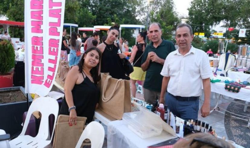 Üreten ev hanımları kermesi başladı