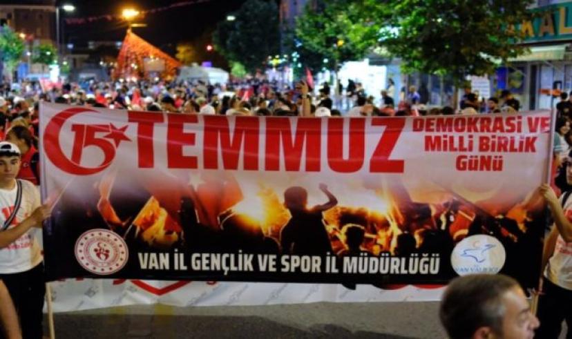 Van’da 15 Temmuz etkinliği