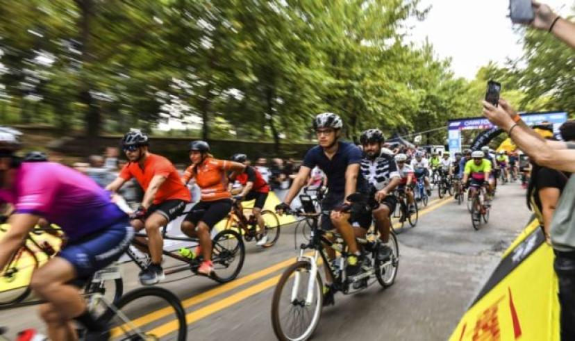 Ankara’da Gran Fondo Başkent yarışına bin 200 sporcu katıldı