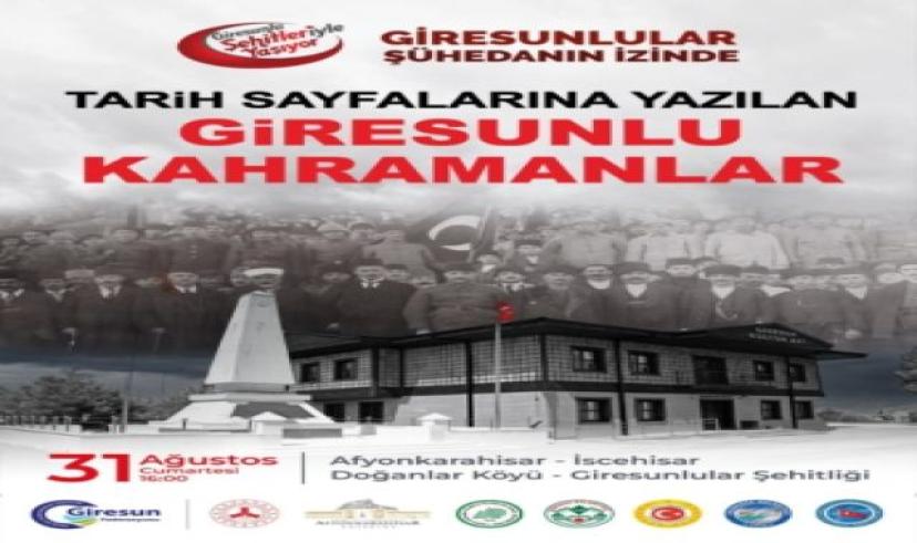 Giresunlular Afyon’da “Tek Yürek” Olacak…”