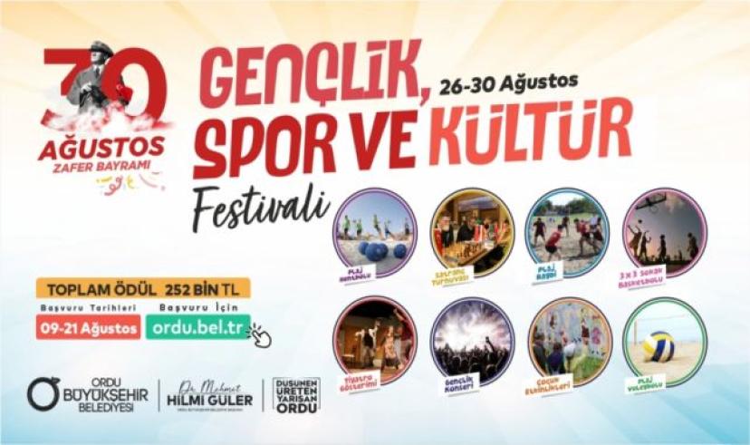 Ordu’da festival var