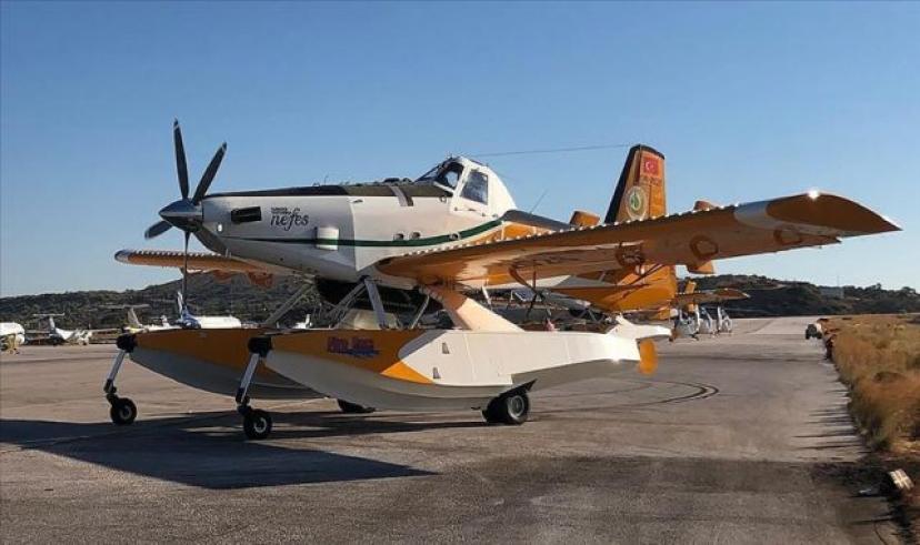 Türkiye’den Yunanistan’a yangın yardımı: İki uçak ve bir helikopter Atina’ya indi