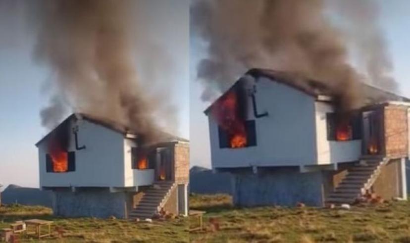 Yayla evi kundaklandı; 3 ölü