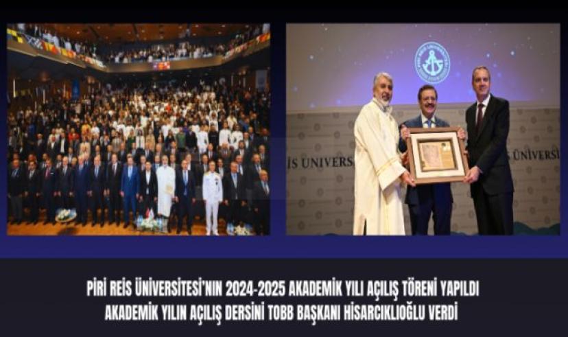 Akademik yılın açılış dersini TOBB Başkanı Hisarcıklıoğlu verdi
