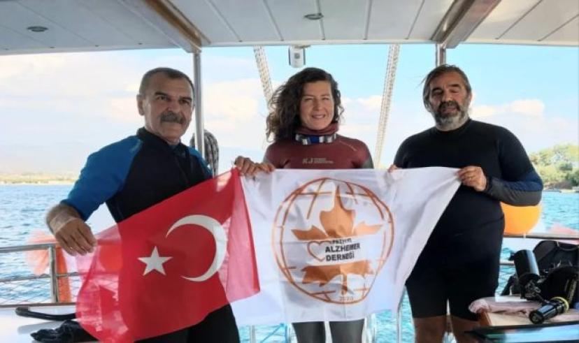 Alzheimer hastaları için dalış yaptılar