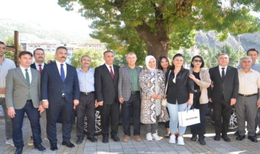 Amasya Valisi Yılmaz Doruk uğurlandı