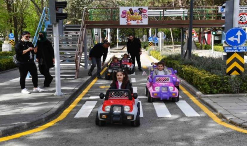 Ankara’da miniklere ücretsiz trafik eğitimi