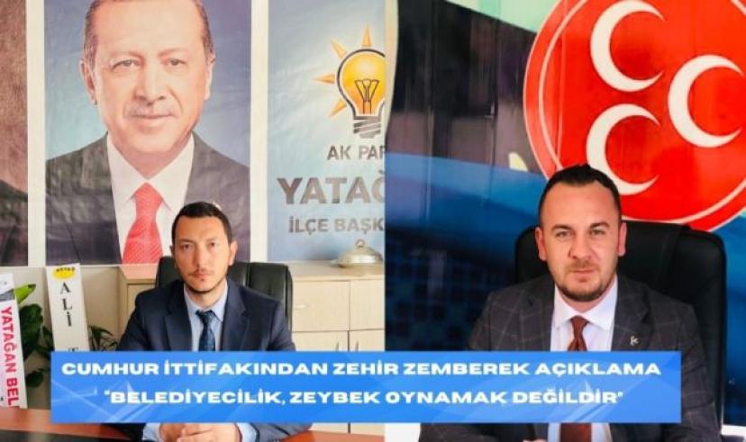 Cumhur ittifakından zehir zemberek açıklama:“Belediyecilik, zeybek oynamak değildir”