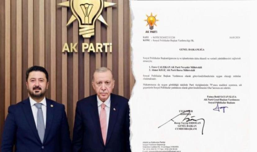 Cumhurbaşkanı Erdoğan’dan Nevşehir Milletvekili Emre Çalışkan’a yeni görev