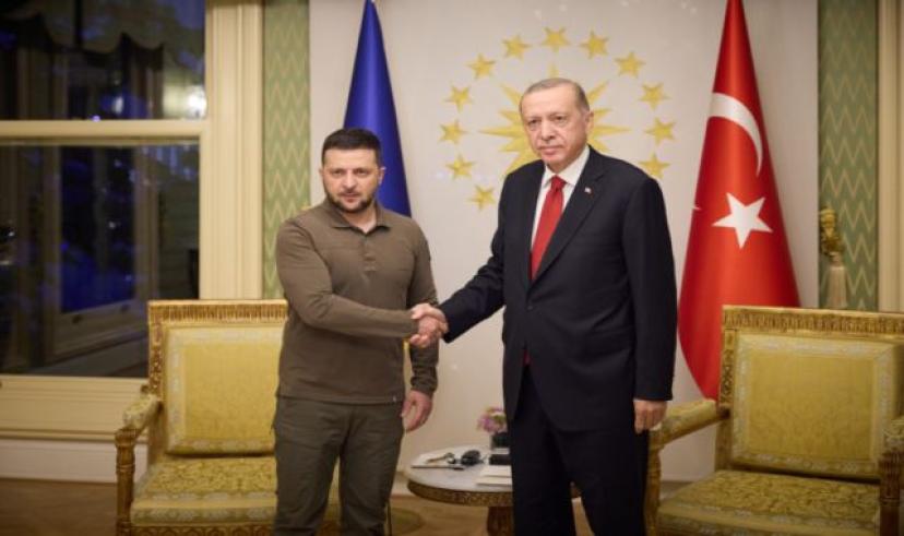 Erdoğan ve Zelenskiy bir araya geldi