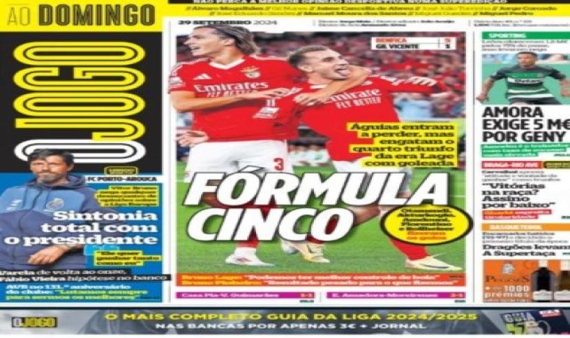 Kerem Aktürkoğlu Portekiz basını manşetinde!