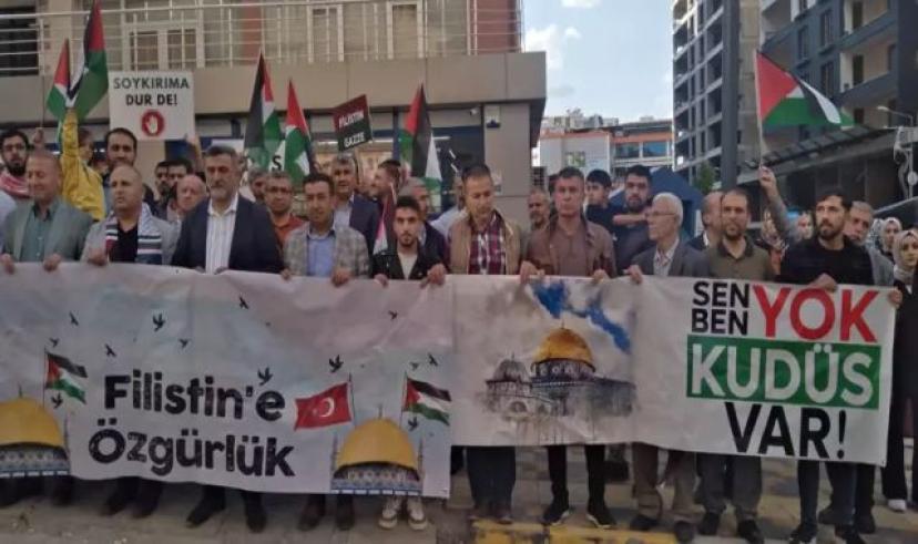 Mardin’de Gazze için boykot çağrısı