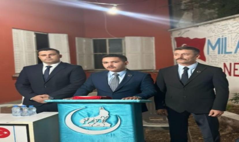 Milas Ülkü Ocakları Başkanlığına Mahmut Kiriş atandı