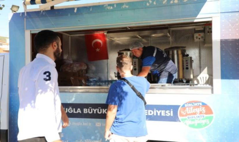 Muğla Büyükşehir Belediyesi’nden öğrencilerin içini ısıtan ikrâm
