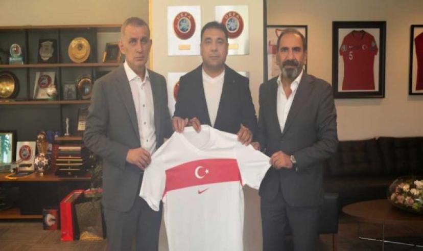 Net Global Sivasspor Başkanı Bahattin Eken’den TFF Başkanı İbrahim Hacıosmanoğlu’na ziyaret