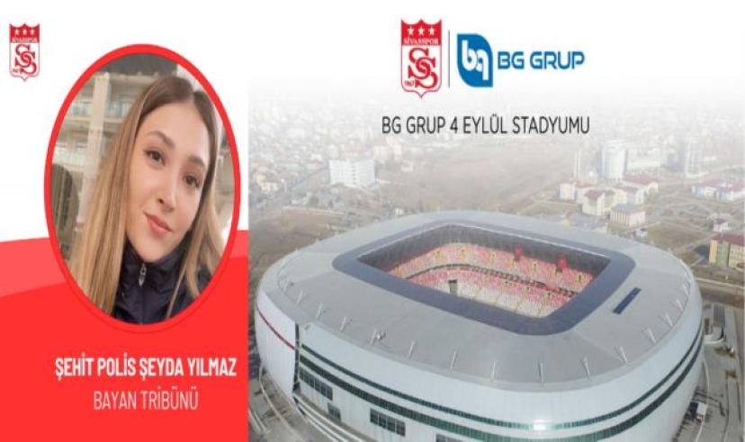 Şehit Polis Şeyda Yılmaz’ın ismi tribüne verildi