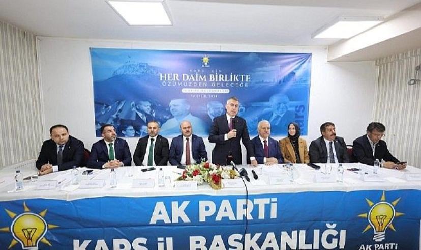 Vekil Koç’un katıldığı toplantıda “Kars’a hızlı tren müjdesi” verildi