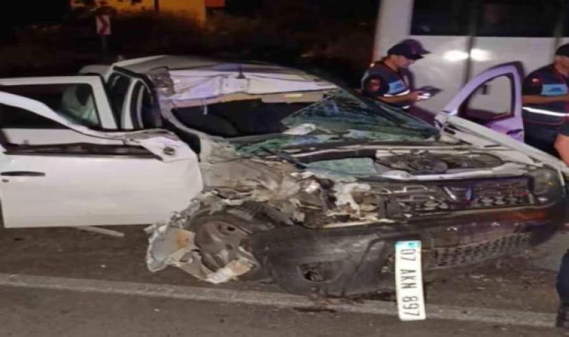 Antalya’da alkollü sürücü dehşeti