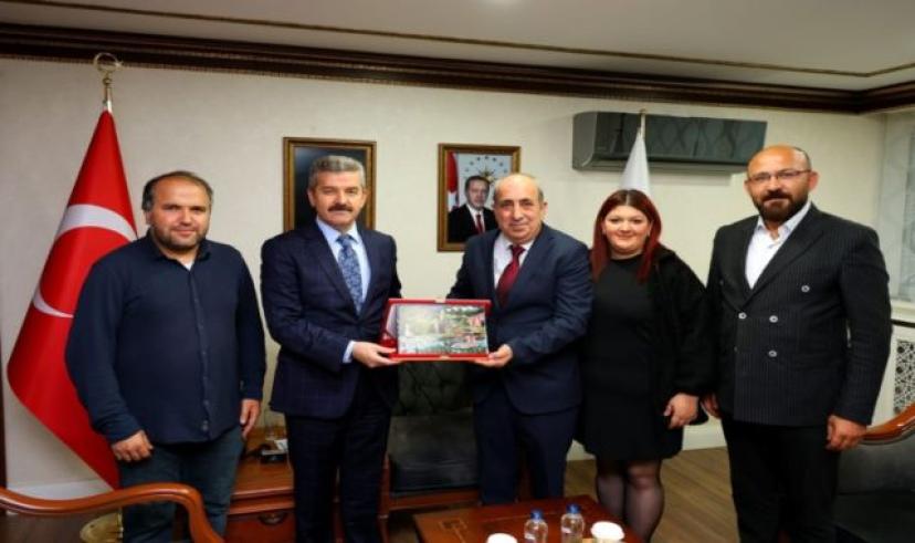 Artvin Gazeteciler Cemiyeti’nden Vali Ergün’e Ziyaret