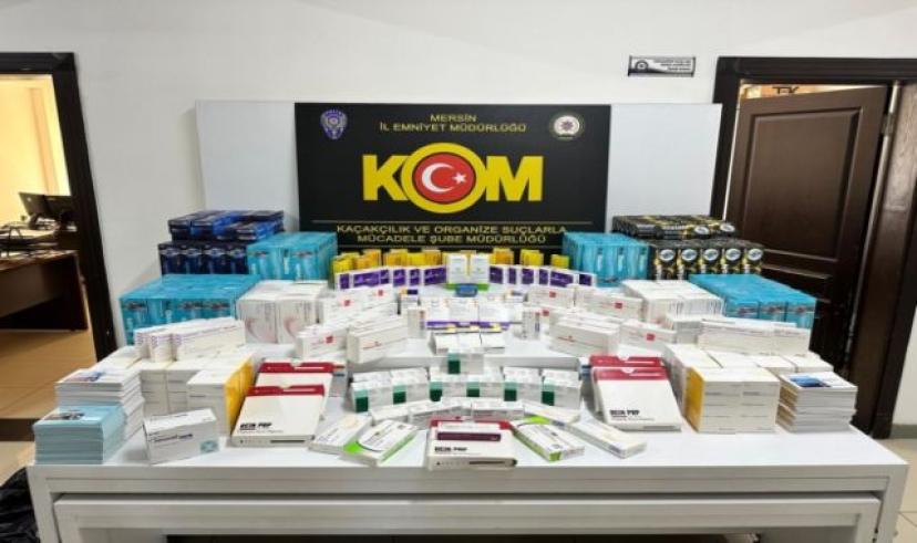 Çamaşır makinelerinden13.500 kutu ilaç ele geçirildi