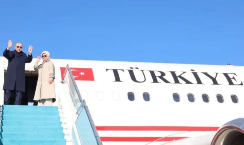 Cumhurbaşkanı Erdoğan eşi Emine Erdoğan ile Tataristan’a gitti