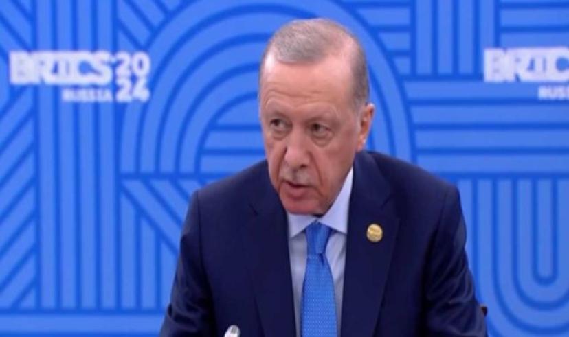 Cumhurbaşkanı Erdoğan Rusya’da BRICS Zirvesinde konuştu: “Bu menfur saldırıyı lanetliyorum”