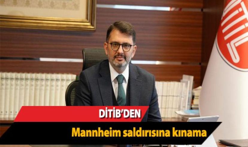 DİTİB’den Mannheim Saldırısına Kınama