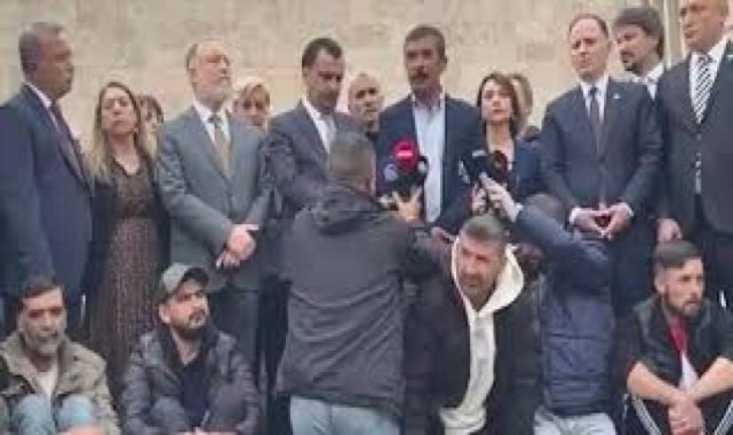 EMEP Genel Başkanı ve Milletvekilleri, işçilerle meclis’te bir araya geldi