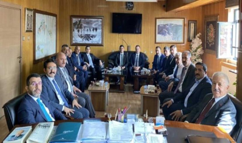 Eski Bakan Arslan ve Milletvekili Çalkın’dan Sarıkamış Belediye Başkanı Kılıç’a ziyaret
