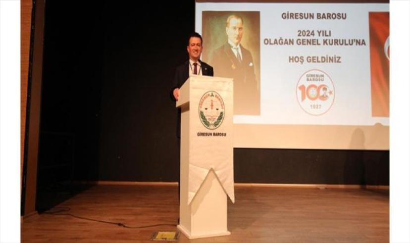 Giresun Baro Başkanı yeniden Soner Kandemir oldu