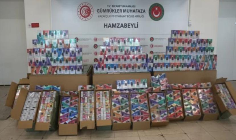 Hamzabeyli’ sınır kapısında kaçak elektronik sigara avı