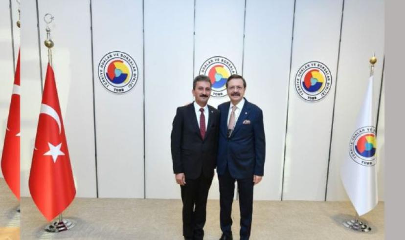 Hüdai Şahin’den TOBB Başkanı Hisarcıklıoğlu’na davet